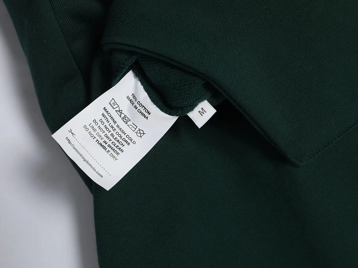 1000 GSM DOUBLE-LAYER 'GREEN' HOODIE - Image 7