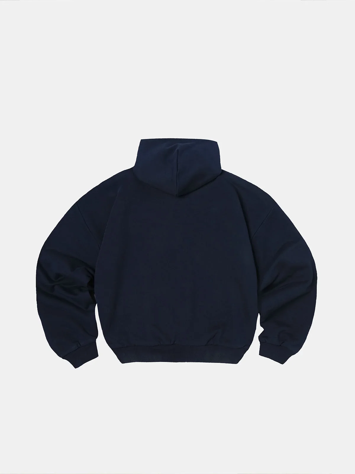 1000 GSM DOUBLE-LAYER 'NAVY BLUE' HOODIE - Image 3