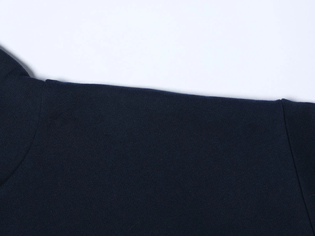 1000 GSM DOUBLE-LAYER 'NAVY BLUE' HOODIE - Image 4
