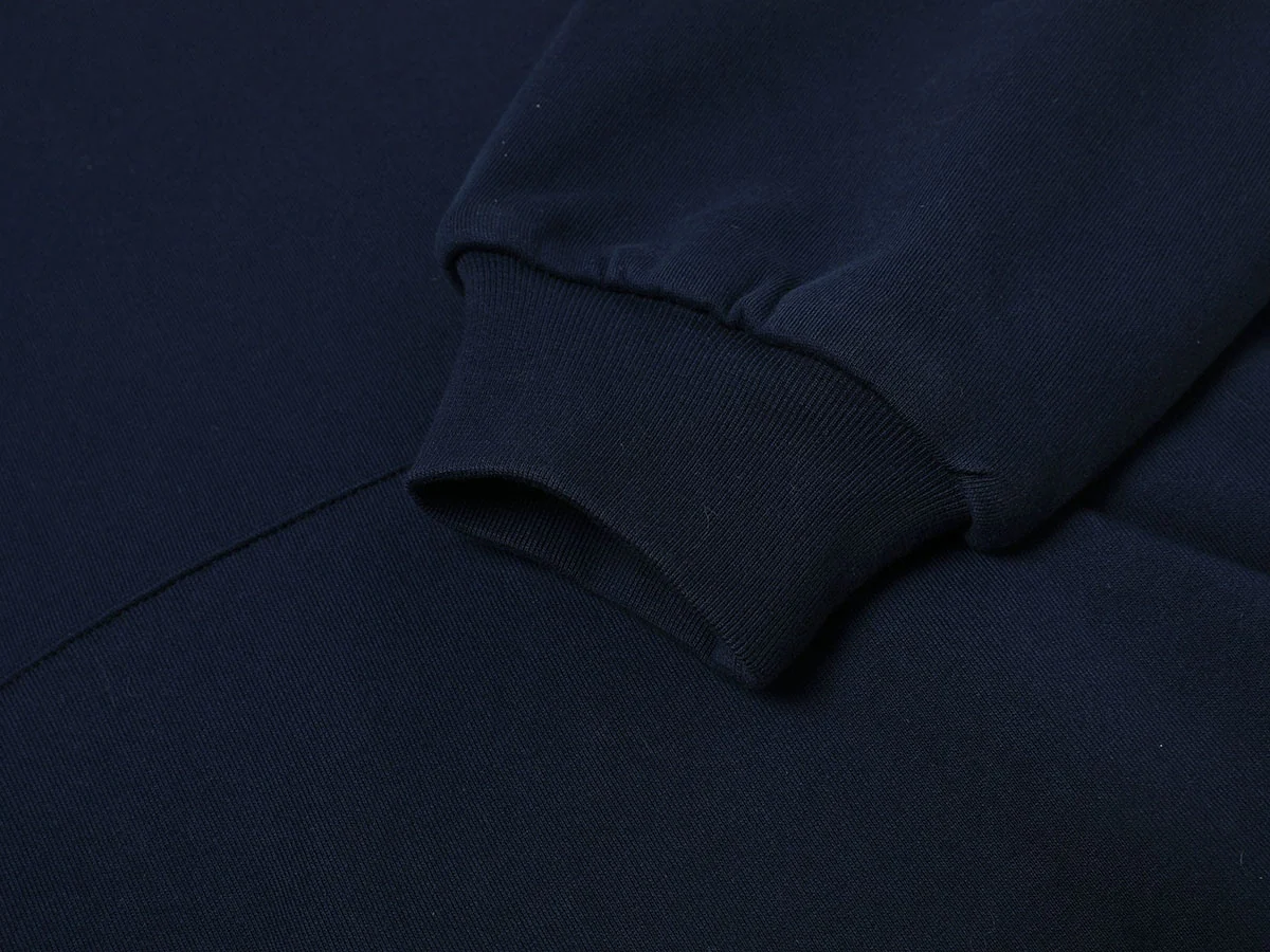 1000 GSM DOUBLE-LAYER 'NAVY BLUE' HOODIE - Image 6