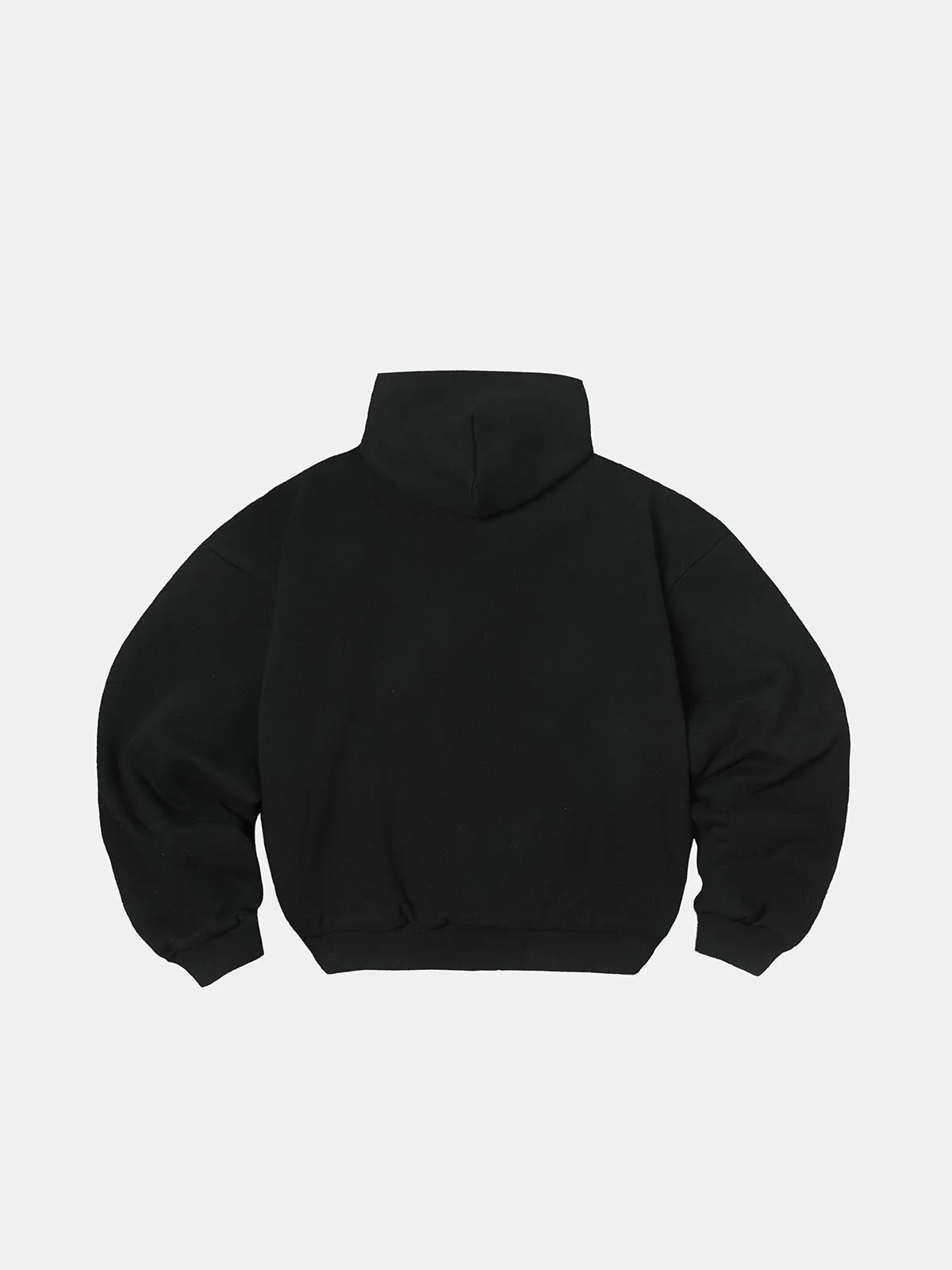 1000 GSM DOUBLE-LAYER 'BLACK' HOODIE - Image 3