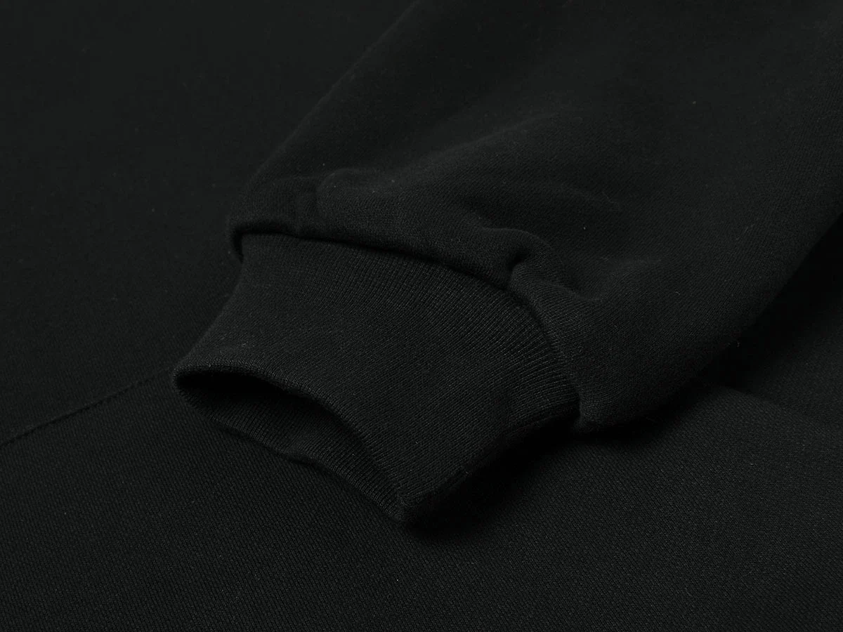 1000 GSM DOUBLE-LAYER 'BLACK' HOODIE - Image 5
