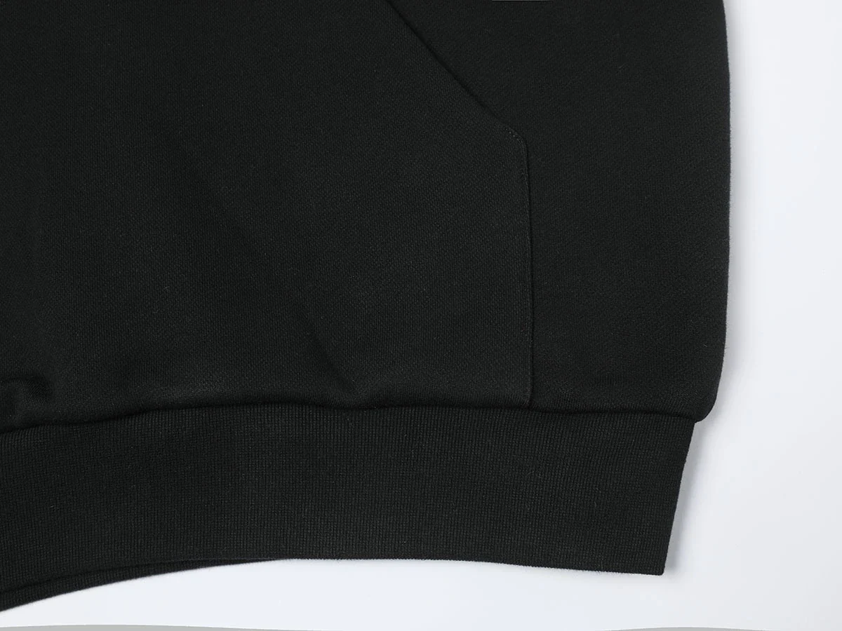 1000 GSM DOUBLE-LAYER 'BLACK' HOODIE - Image 6