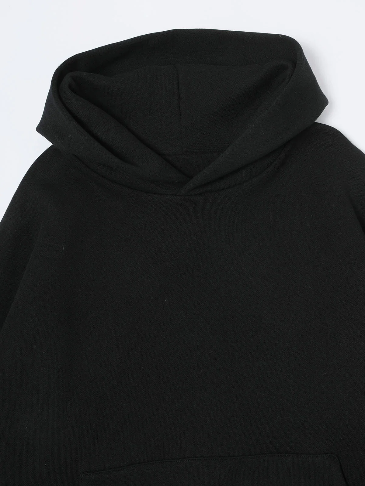 1000 GSM DOUBLE-LAYER 'BLACK' HOODIE - Image 9