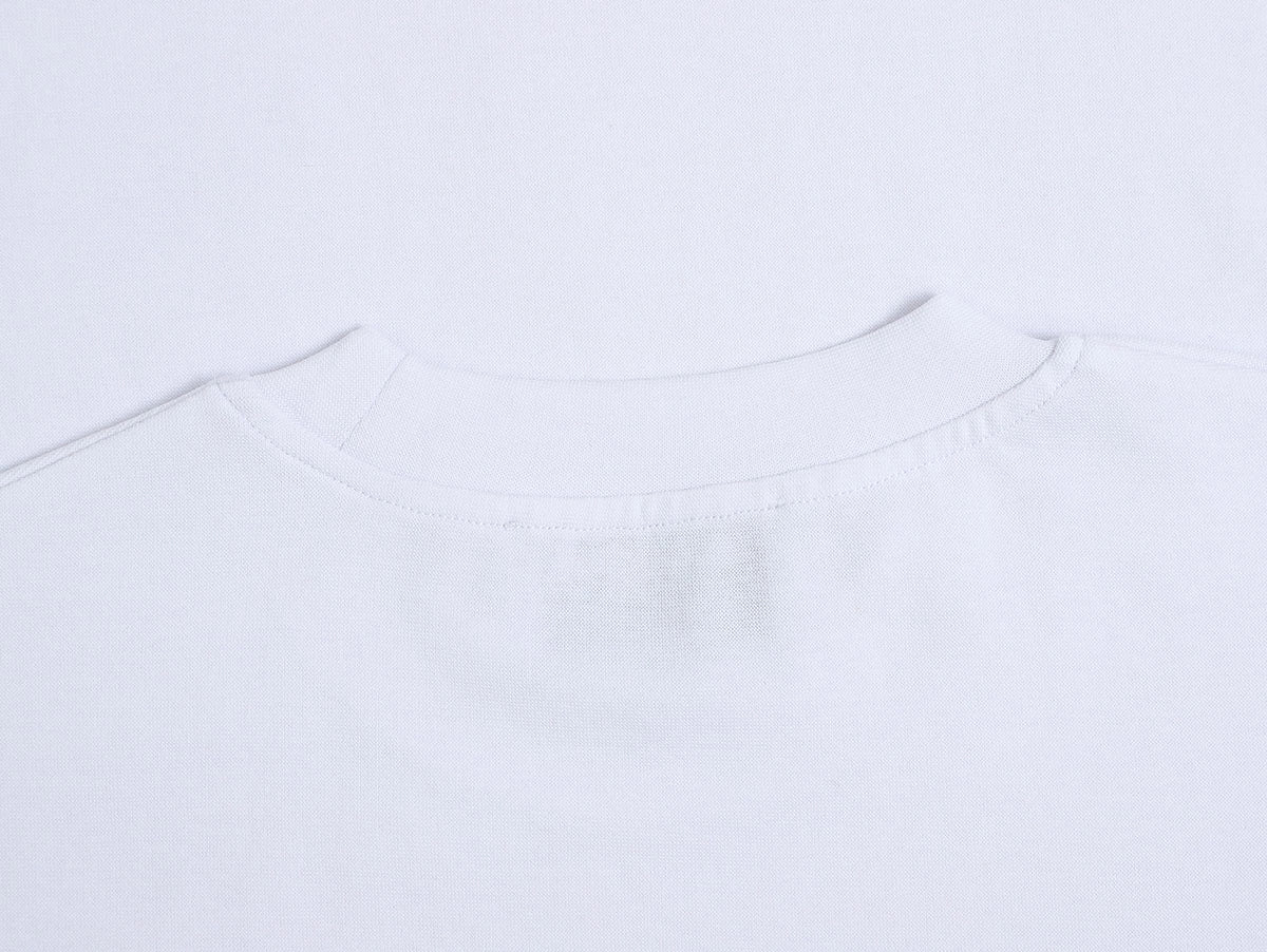 250 GSM  SLIM FIT 'WHITE' T-SHIRT - Image 3