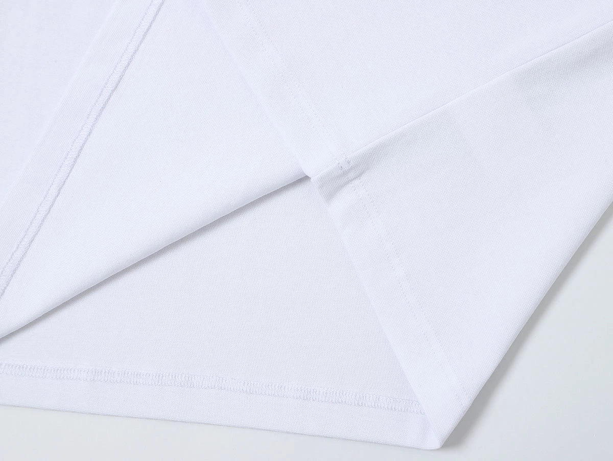 250 GSM  SLIM FIT 'WHITE' T-SHIRT - Image 5