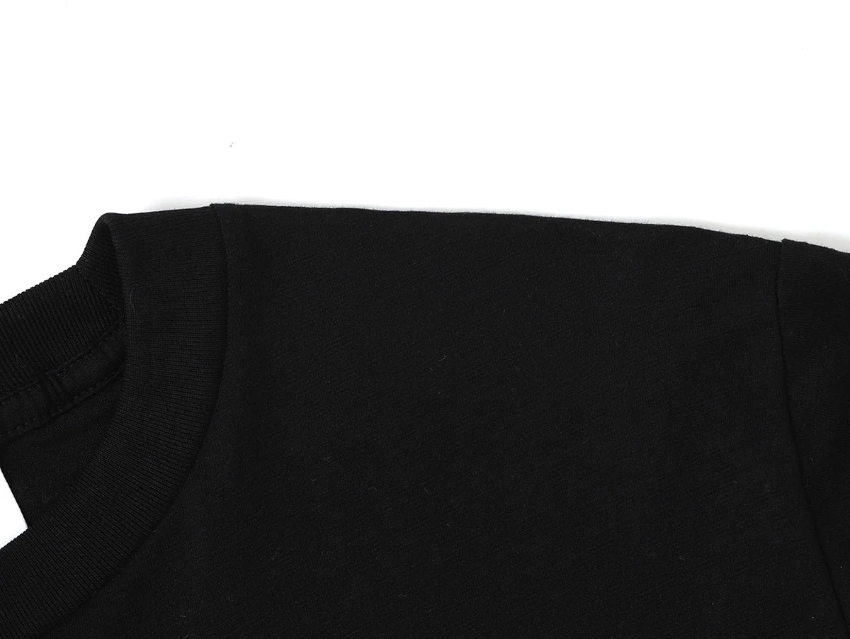 200 GSM REGULAR FIT 'BLACK' T-SHIRT - Image 4