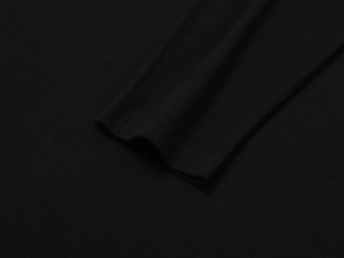 210 GSM ULTRA SOFT 'BLACK' LONG SLEEVE - Image 4