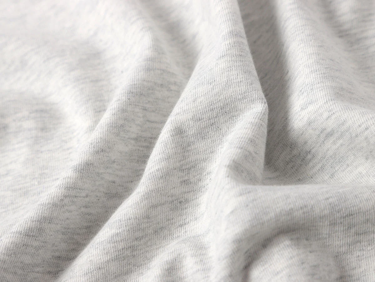 220 GSM LOOSE FIT 'LIGHT FLOWER GRAY' T-SHIRT - Image 4