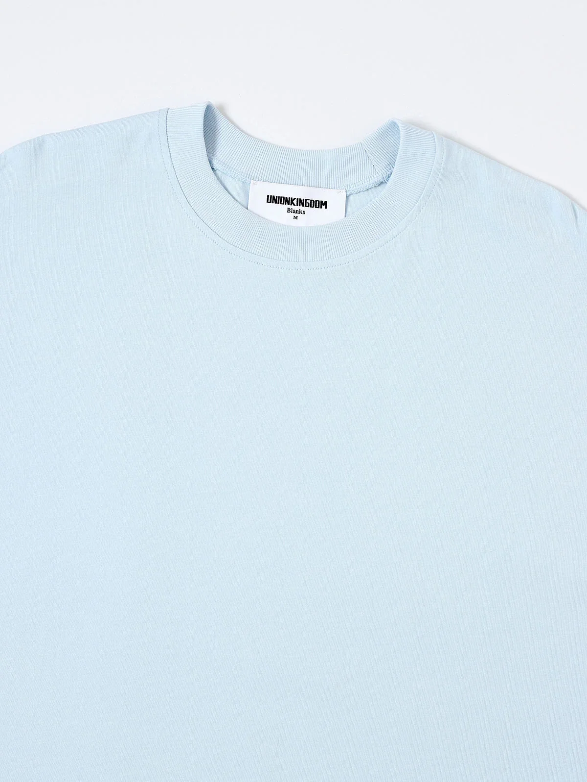 240 GSM BOXY CROPPED FIT 'ICE BLUE' T-SHIRT - Image 7