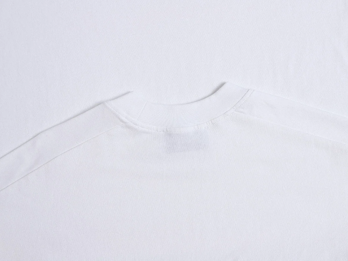 240 GSM BOXY CROPPED FIT 'WHITE' T-SHIRT - Image 4