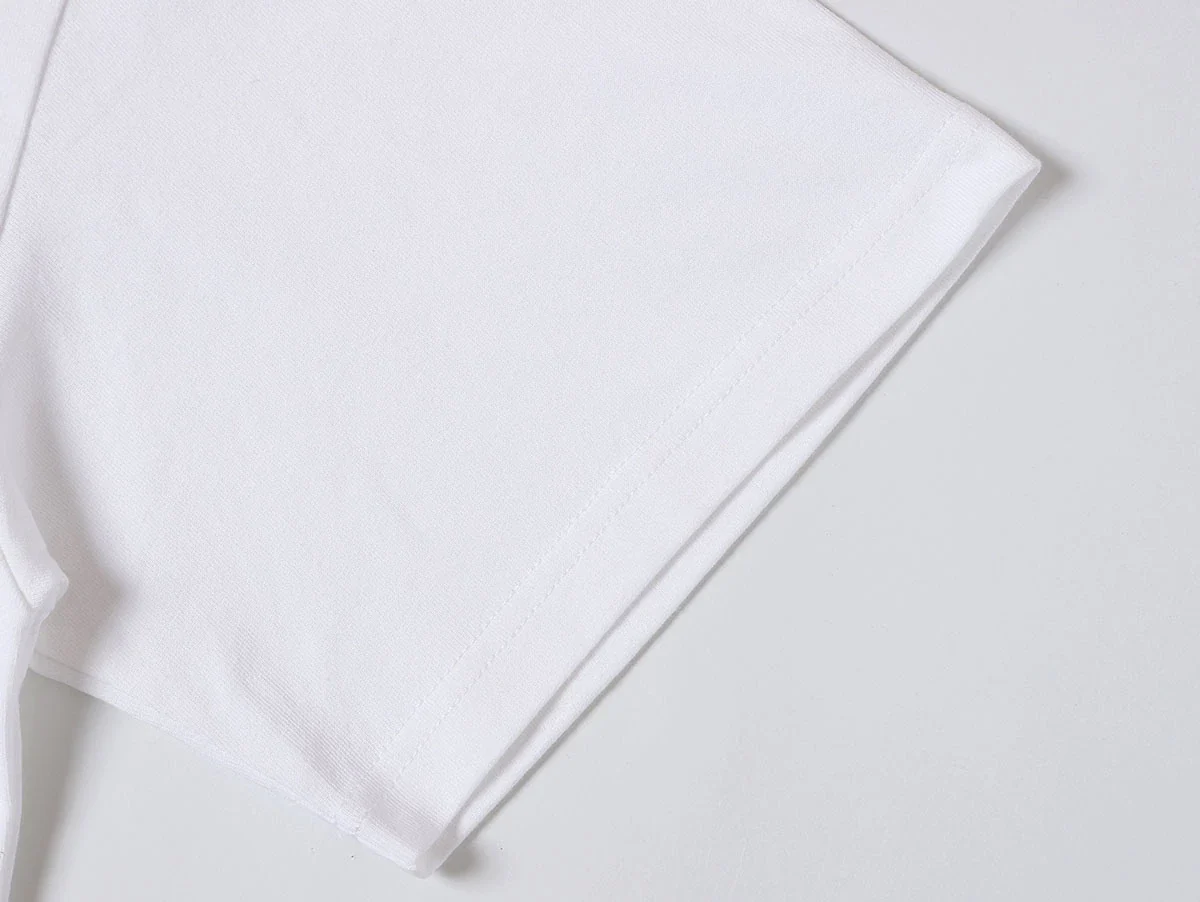 240 GSM BOXY CROPPED FIT 'WHITE' T-SHIRT - Image 5