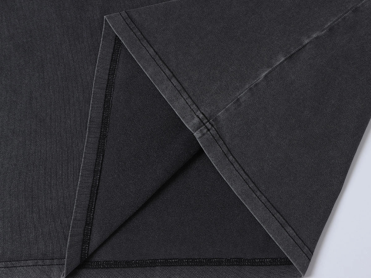 250 GSM LOOSE FIT 'WASH GRAY' T-SHIRT - Image 5