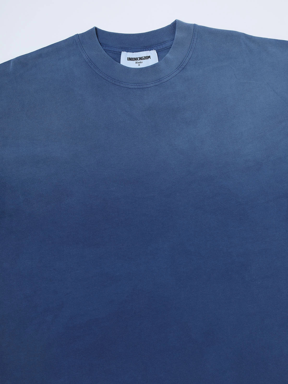 250 GSM LOOSE FIT ' WASHED BLUE' T-SHIRT - Image 8