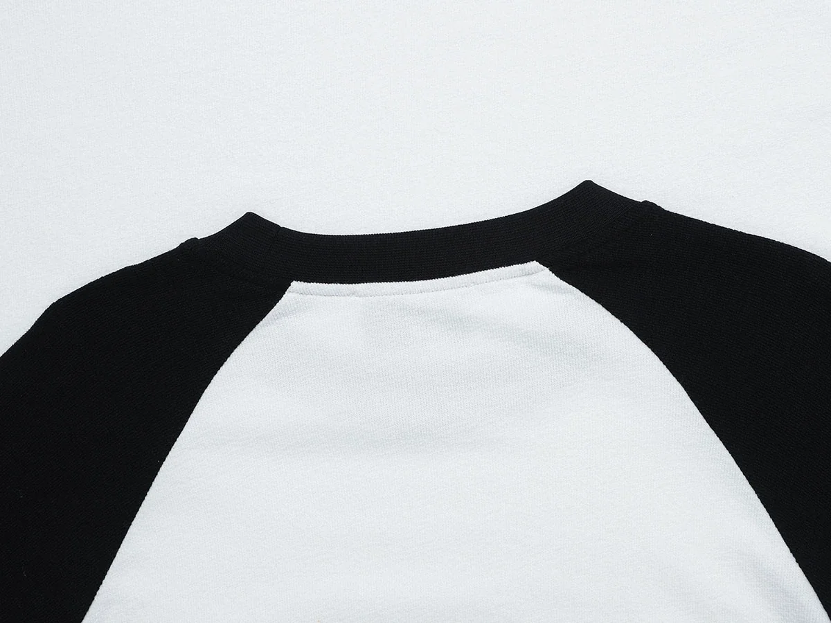 250 GSM TERRY TEXTURE RALAN SOFT 'BLACK' LONG SLEEVE - Image 4