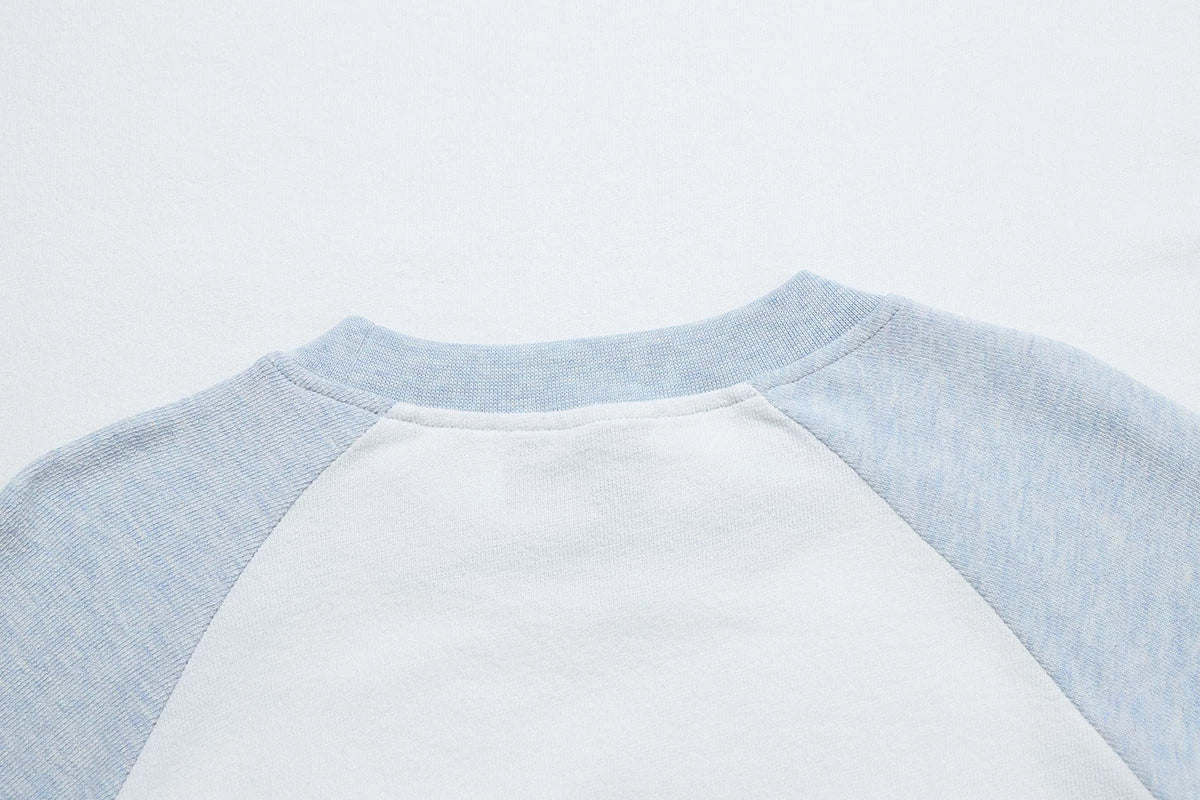 250 GSM TERRY TEXTURE RALAN SOFT 'LIGHT BLUE' LONG SLEEVE - Image 4