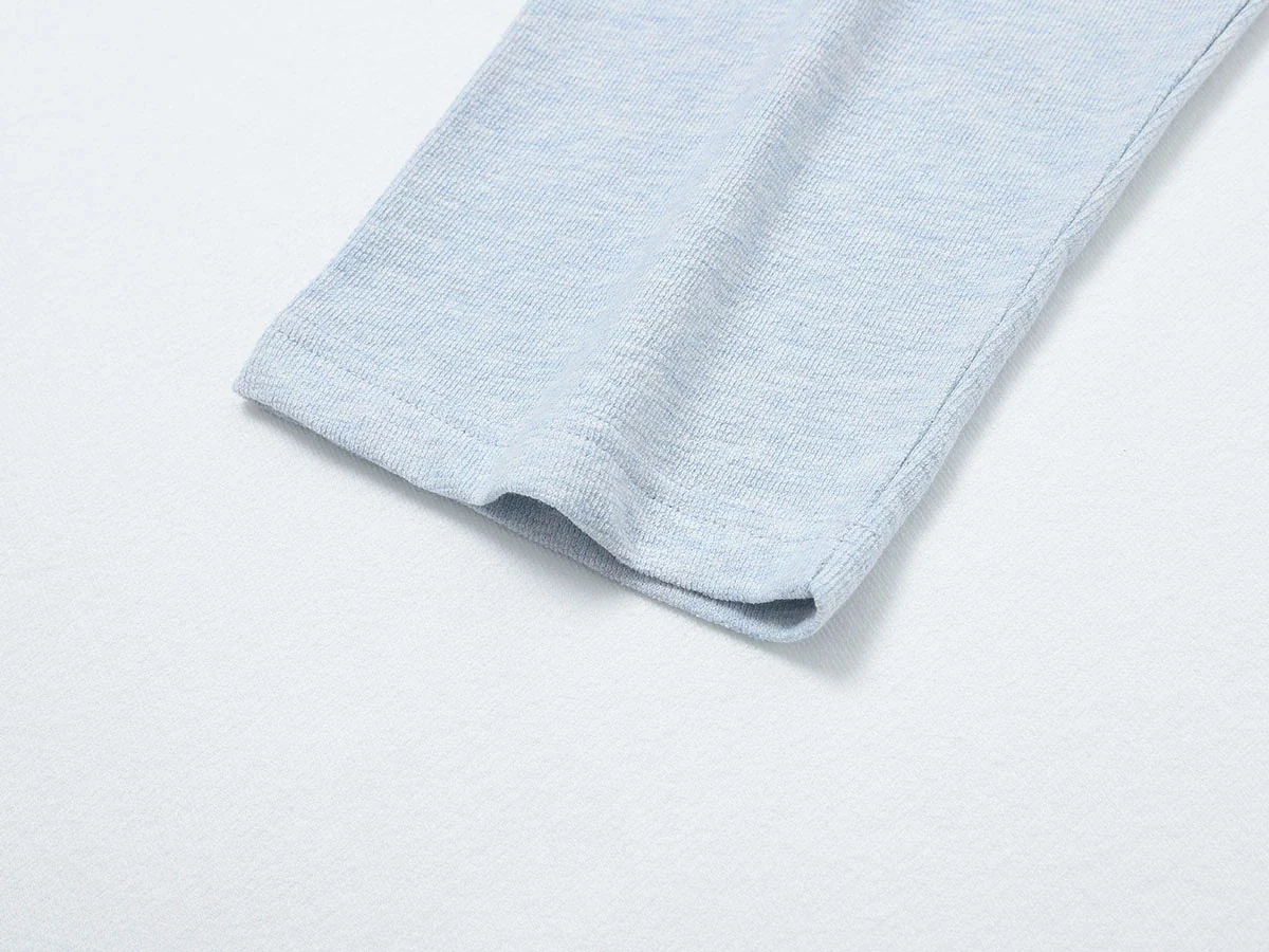 250 GSM TERRY TEXTURE RALAN SOFT 'LIGHT BLUE' LONG SLEEVE - Image 5