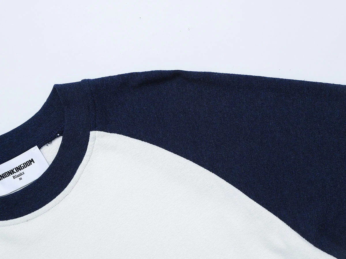 250 GSM TERRY TEXTURE RALAN SOFT 'NAVY BLUE' LONG SLEEVE - Image 3