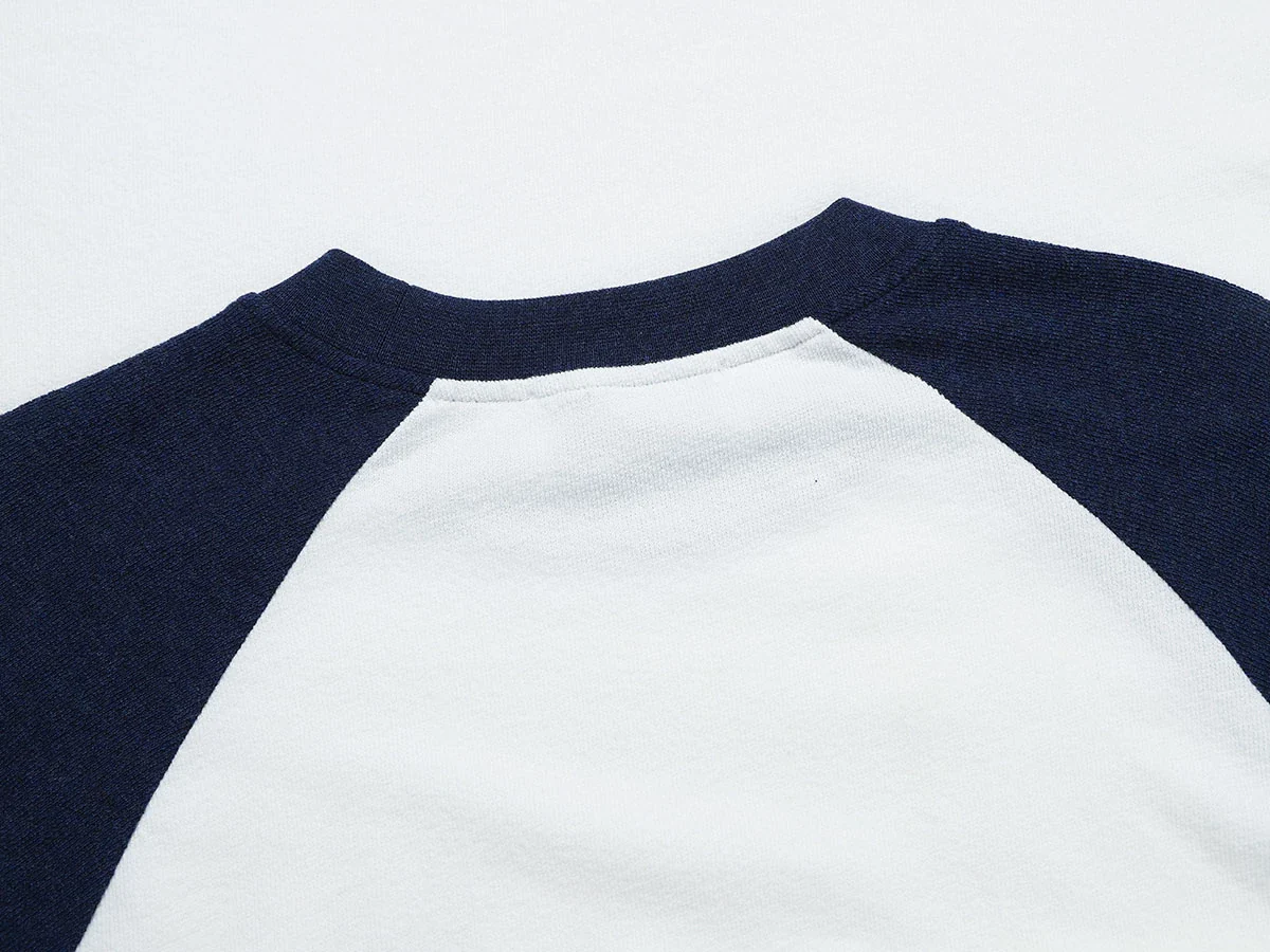250 GSM TERRY TEXTURE RALAN SOFT 'NAVY BLUE' LONG SLEEVE - Image 4