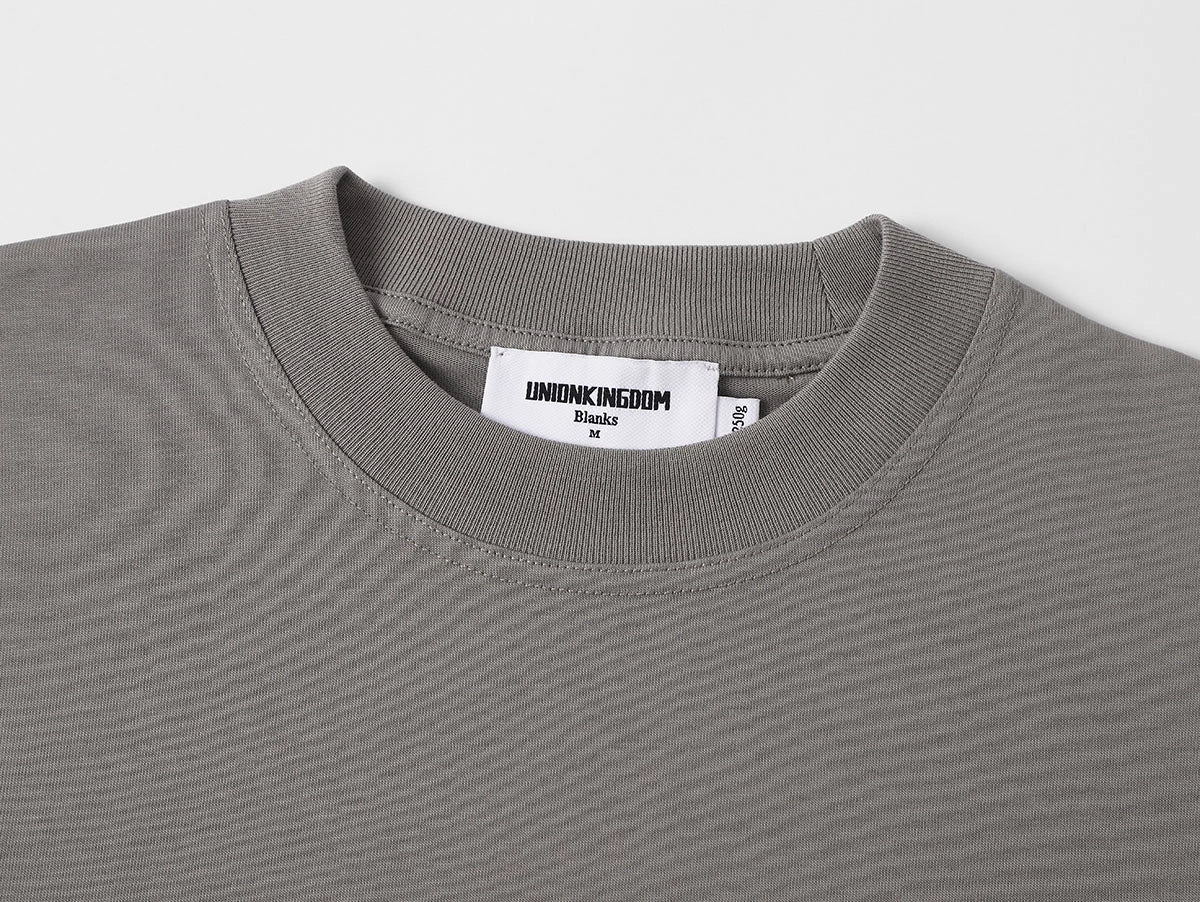 250 GSM LOOSE FIT 'SMOKE GRAY' T-SHIRT - Image 3