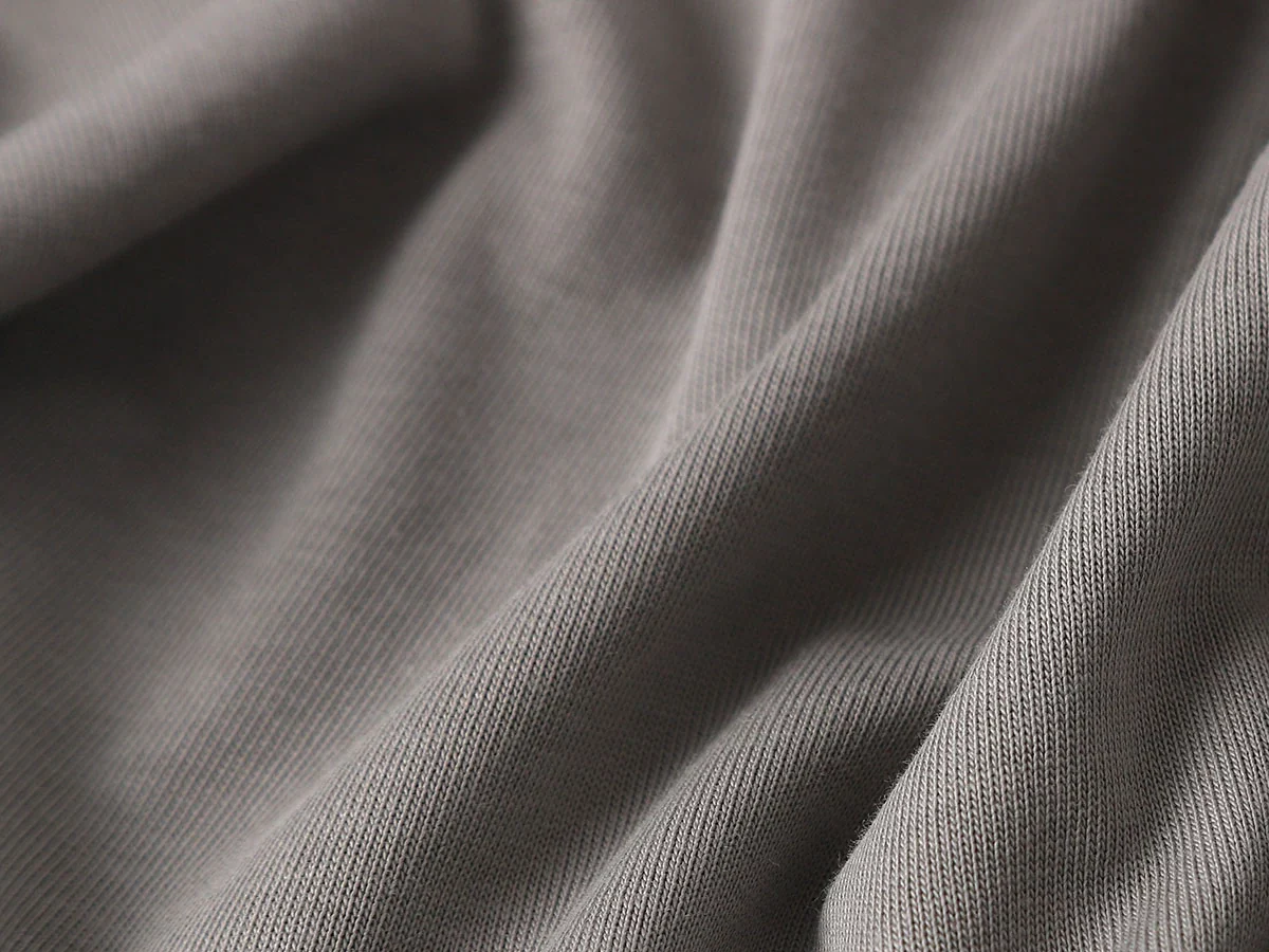 250 GSM LOOSE FIT 'SMOKE GRAY' T-SHIRT - Image 5