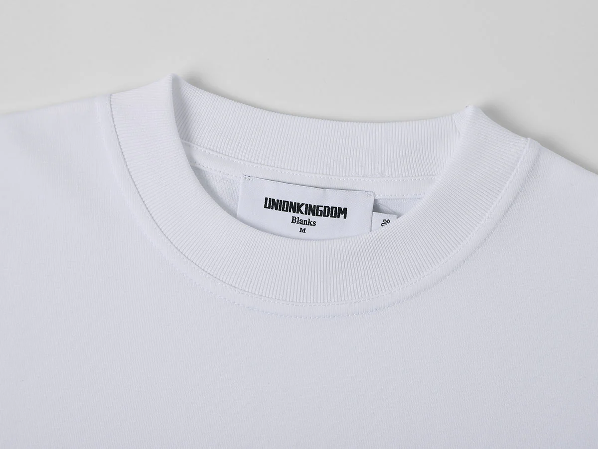 250 GSM LOOSE FIT WHITE' T-SHIRT - Image 3