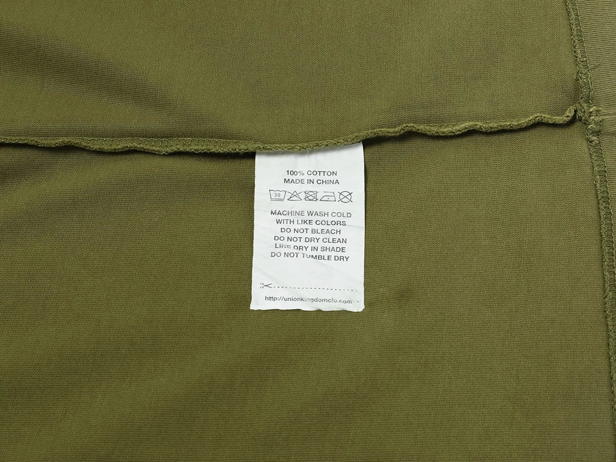 250 GSM LOOSE FIT 'WASHED MOSS GREEN' T-SHIRT - Image 7