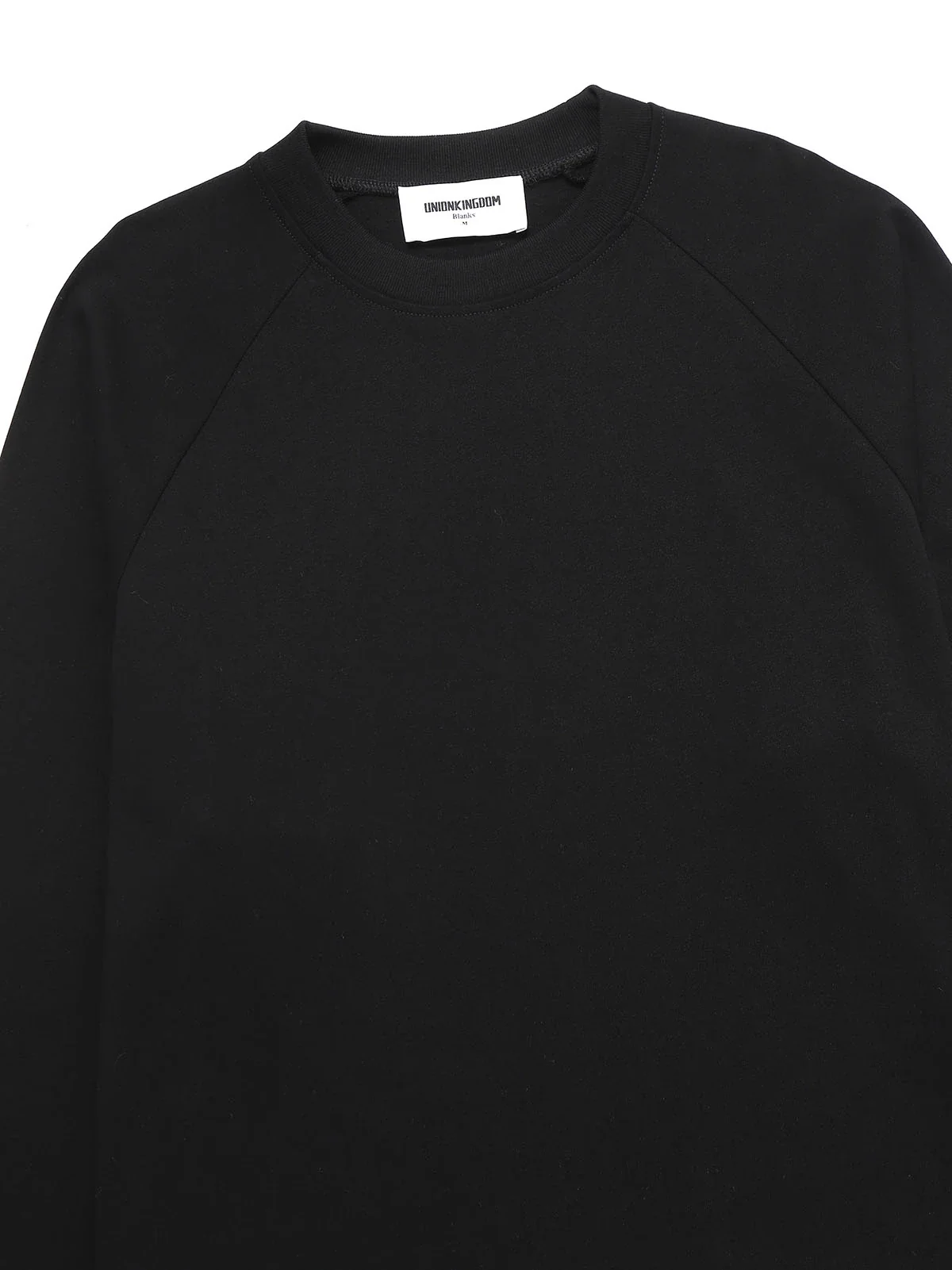 280 GSM RAW COTTON RALAN 'BLACK' LONG SLEEVE - Image 7