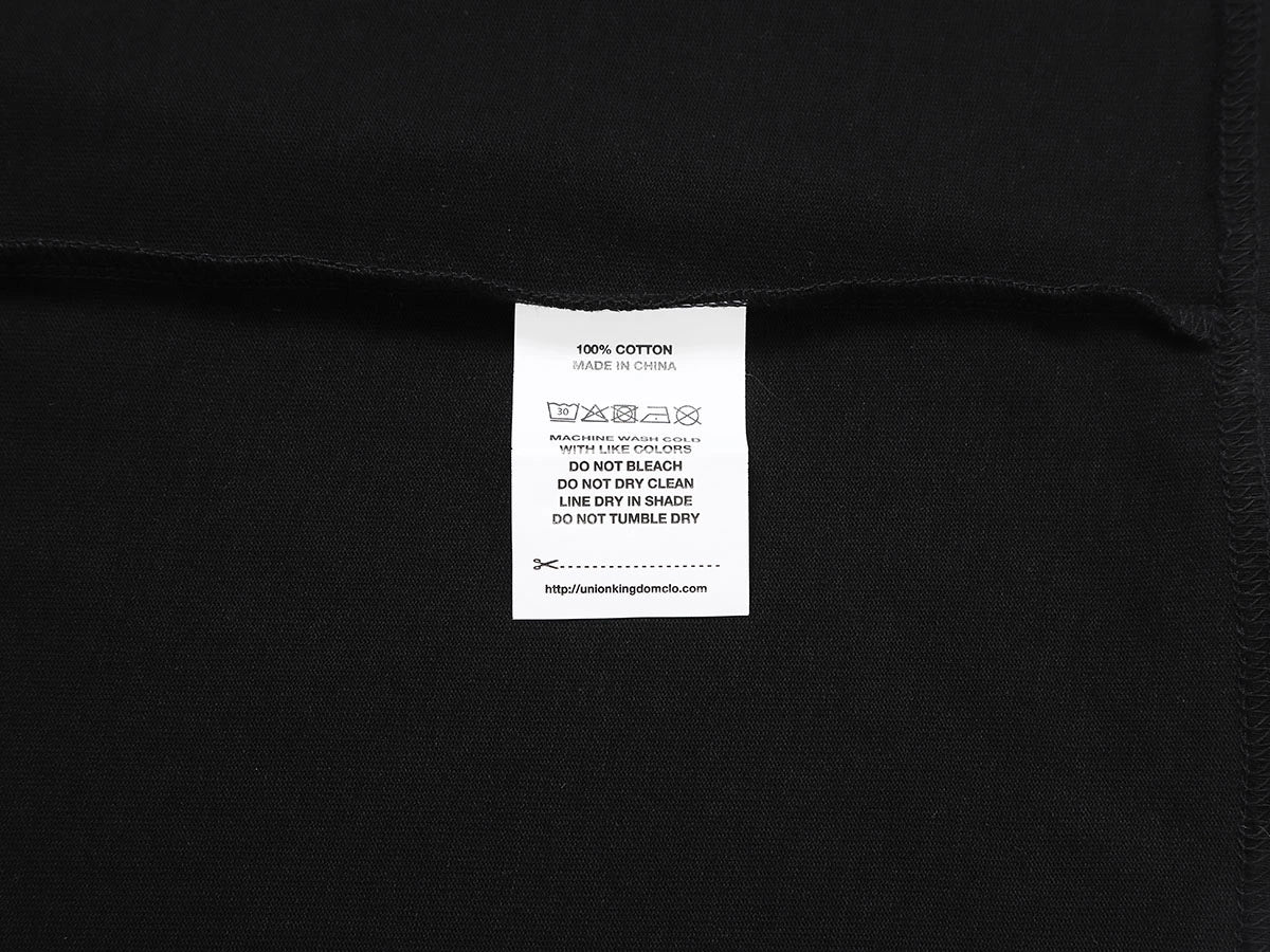 280 GSM RAW COTTON RALAN 'BLACK' LONG SLEEVE - Image 8