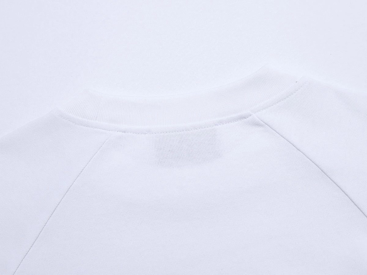 280 GSM RAW COTTON RALAN 'WHITE' LONG SLEEVE - Image 4