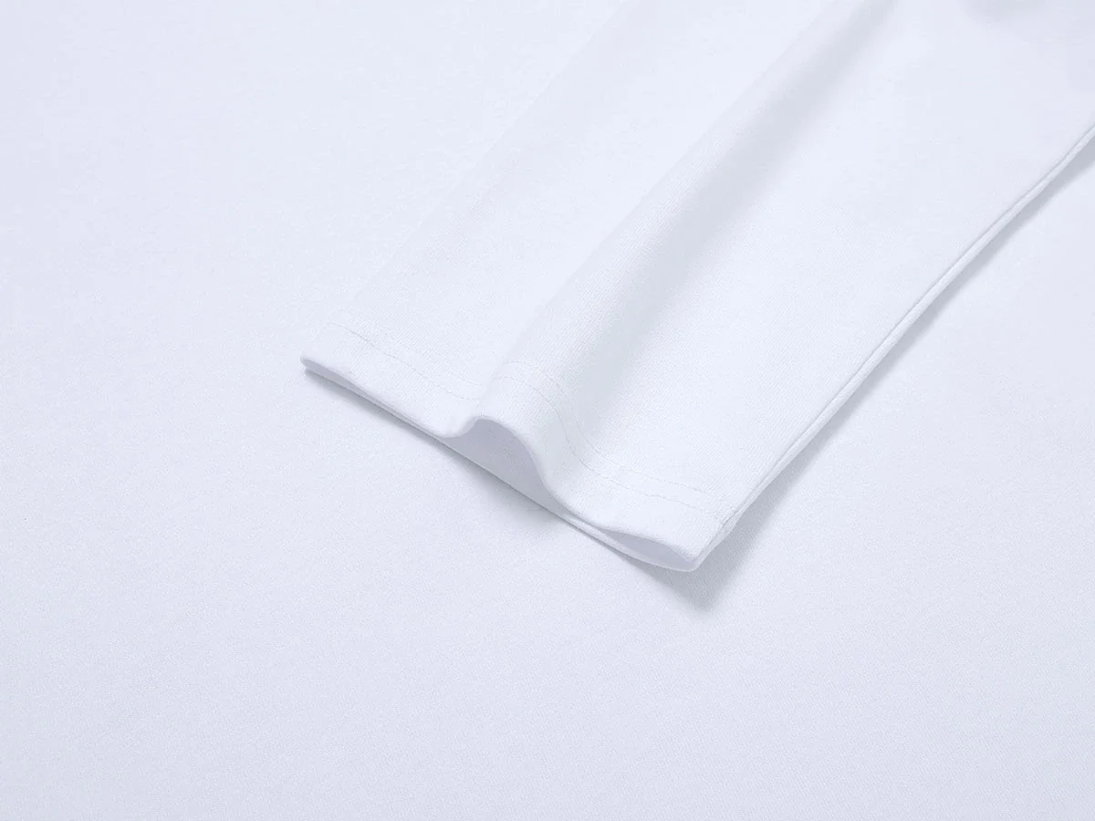 280 GSM RAW COTTON RALAN 'WHITE' LONG SLEEVE - Image 5