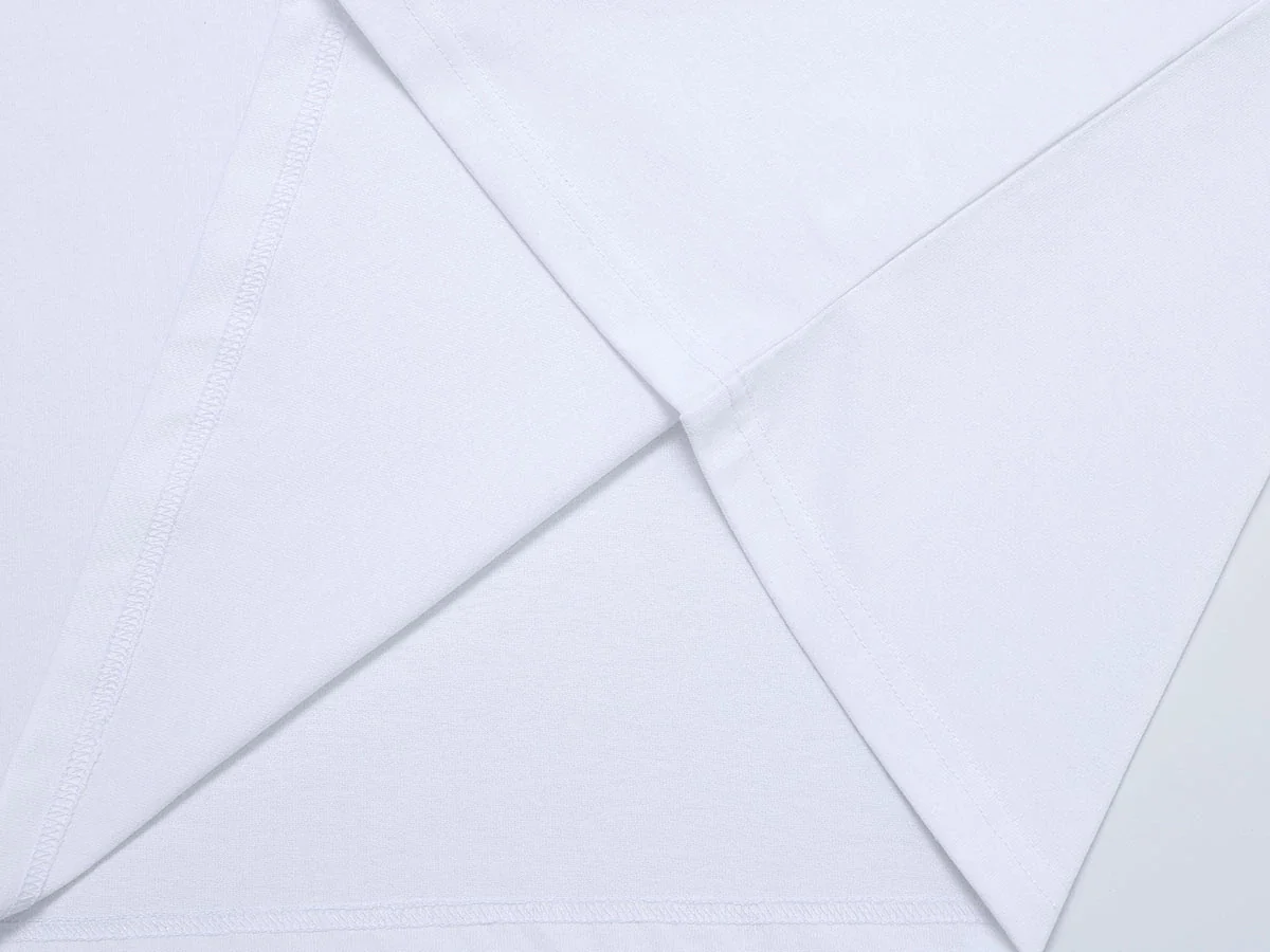 280 GSM RAW COTTON RALAN 'WHITE' LONG SLEEVE - Image 6