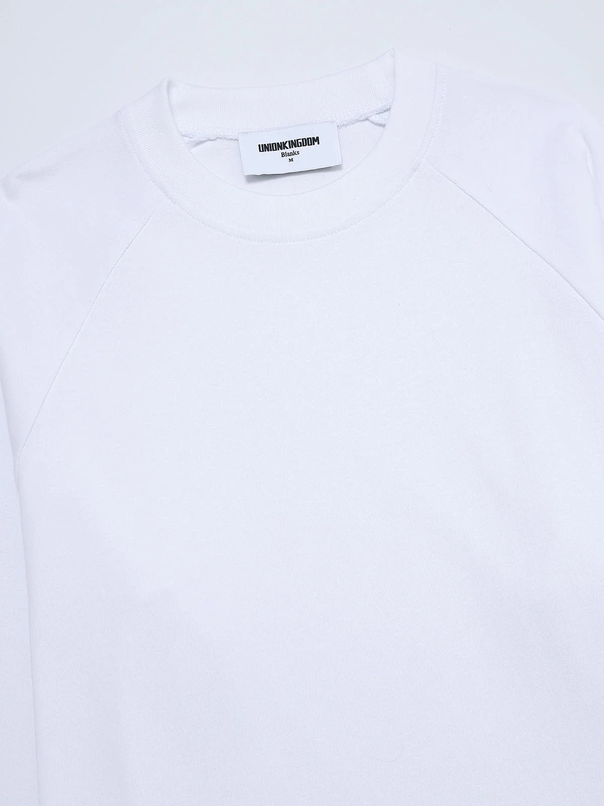280 GSM RAW COTTON RALAN 'WHITE' LONG SLEEVE - Image 7