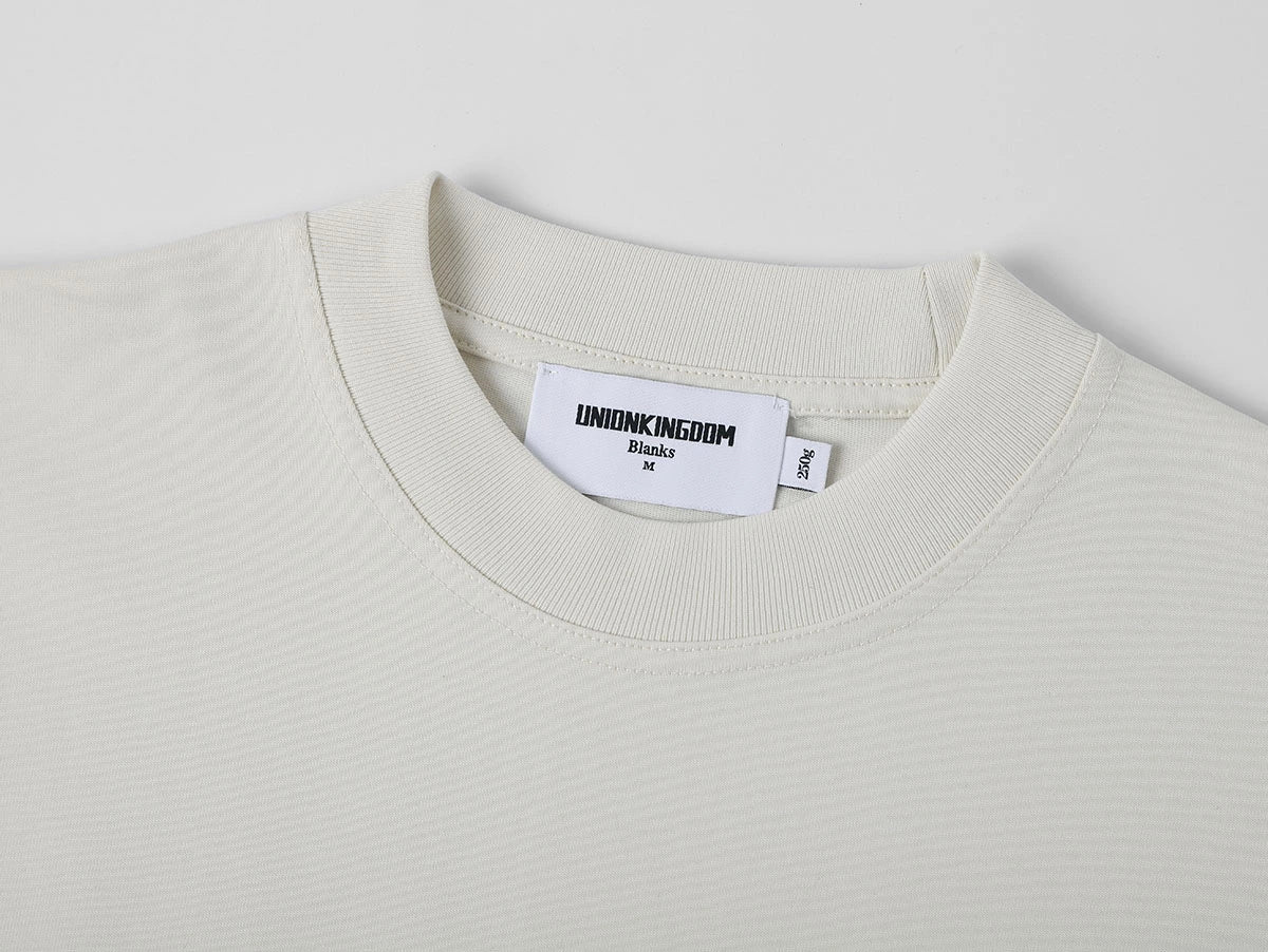 280 GSM LOOSE FIT 'SILVER WHITE' T-SHIRT - Image 3