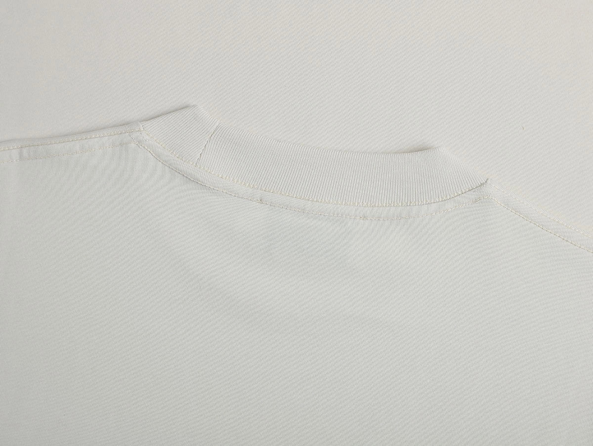280 GSM LOOSE FIT 'SILVER WHITE' T-SHIRT - Image 4