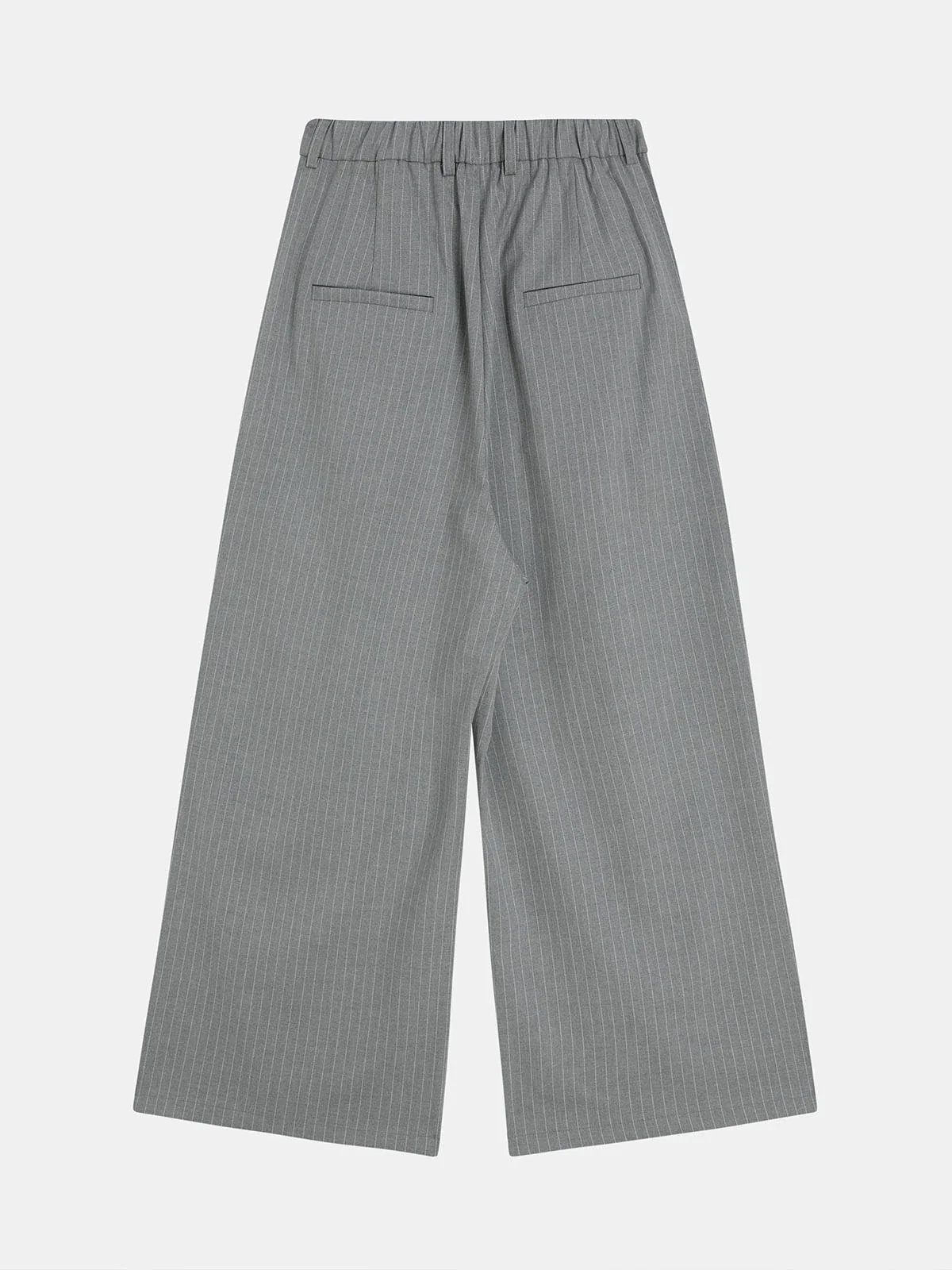 300 GSM BAGGY FIT STRIPED PLEATED 'GARY' PANTS - Image 2