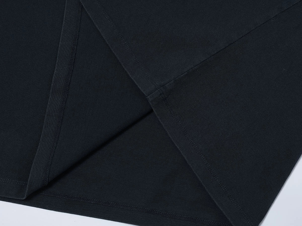 320 GSM BOXY CROPPED 'WASHED NAVY BLUE'  T-SHIRT - Image 5