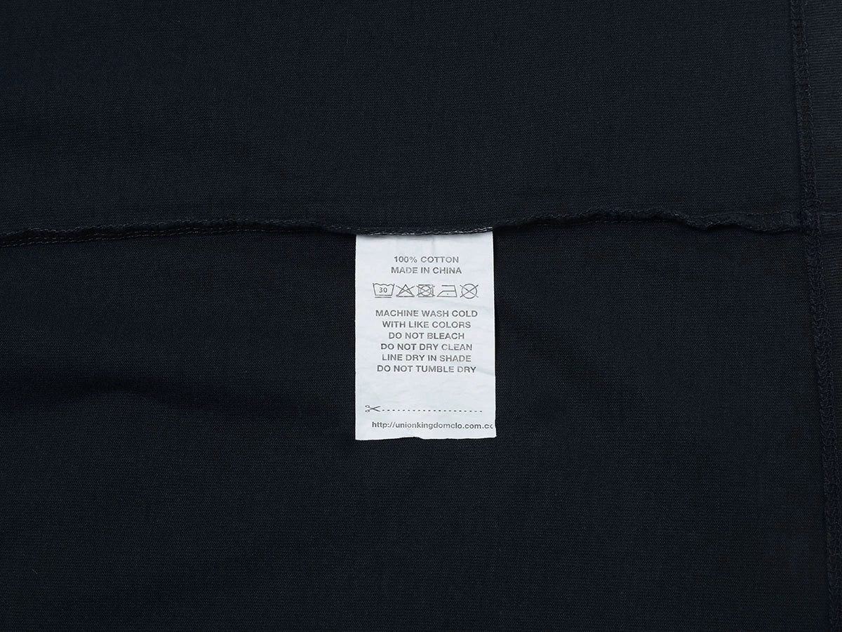 320 GSM BOXY CROPPED 'WASHED NAVY BLUE'  T-SHIRT - Image 8