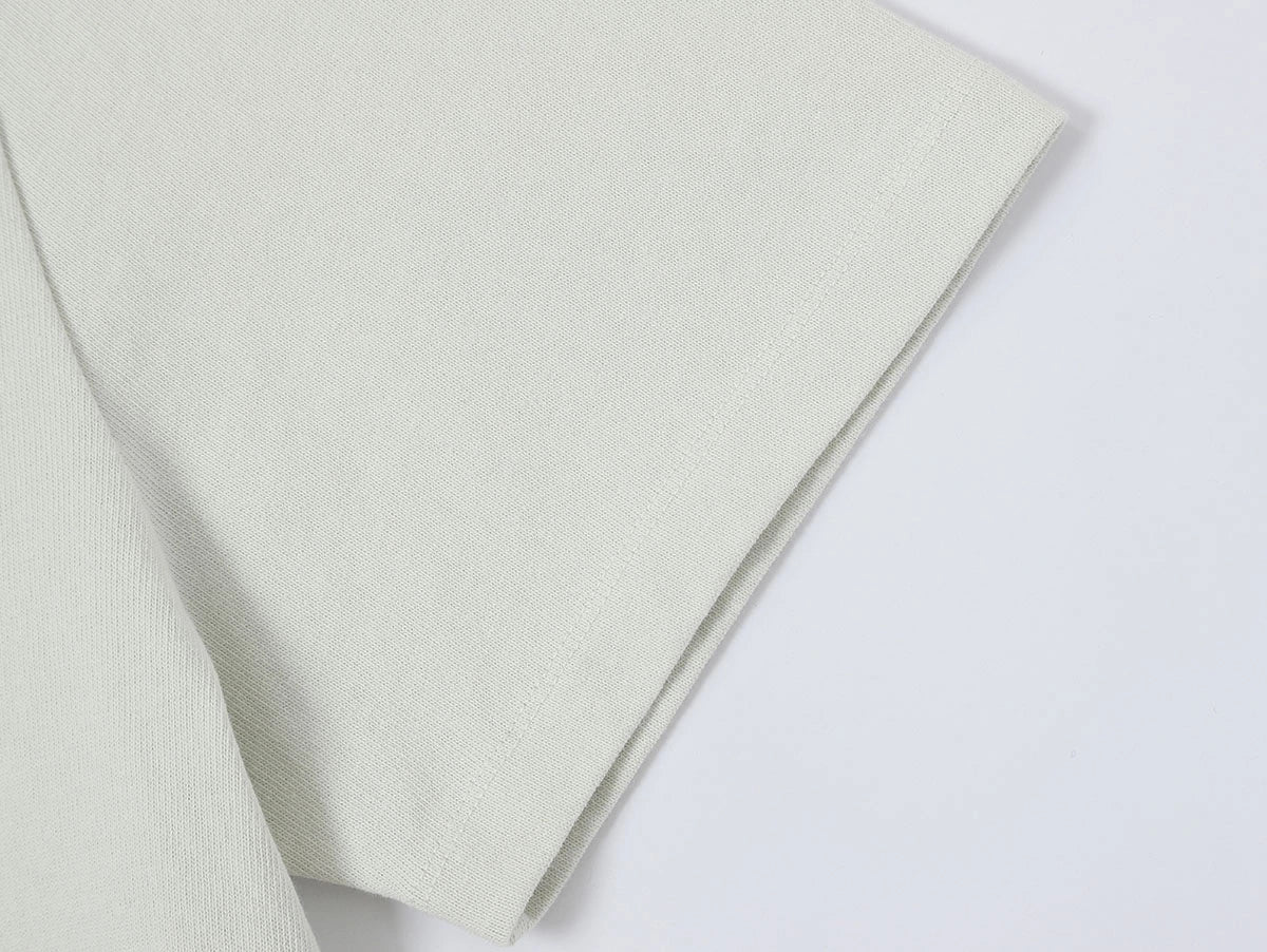 320 GSM BOXY CROPPED 'WASHED OFF WHITE' T-SHIRT - Image 5