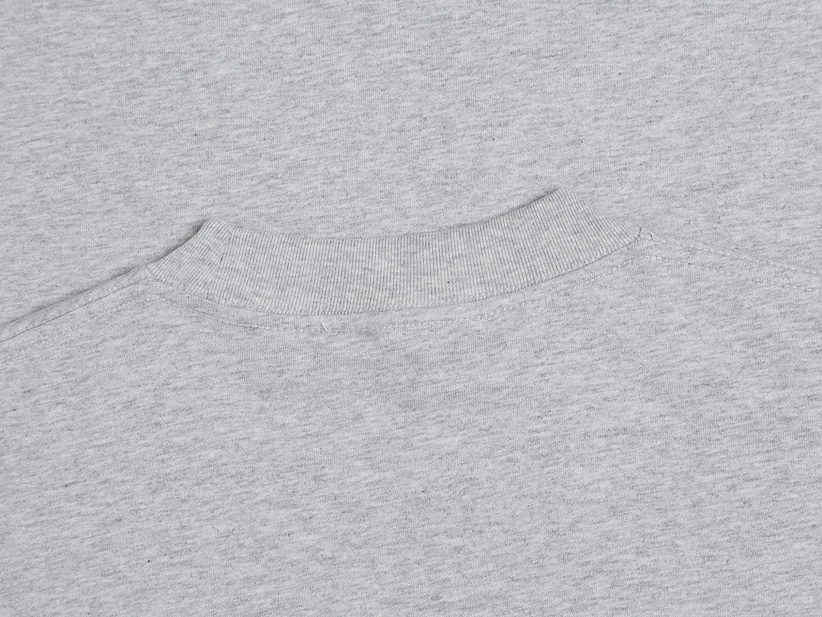 280 GSM LOOSE FIT 'FLOWER GRAY' T-SHIRT - Image 4