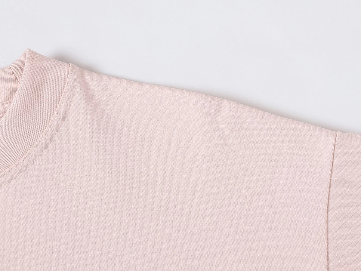 320 GSM LOOSE FIT 'LIGHT PINK' T-SHIRT - Image 5