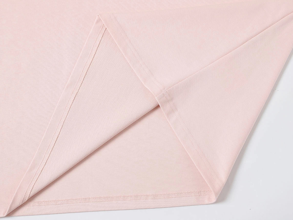 320 GSM LOOSE FIT 'LIGHT PINK' T-SHIRT - Image 7