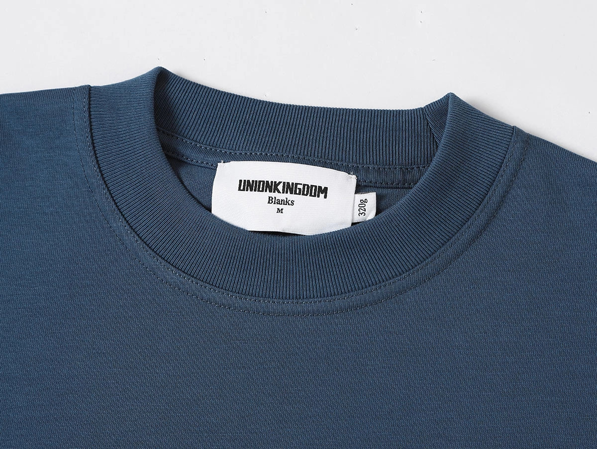 320 GSM LOOSE FIT 'PRUSSIAN BLUE' T-SHIRT - Image 3
