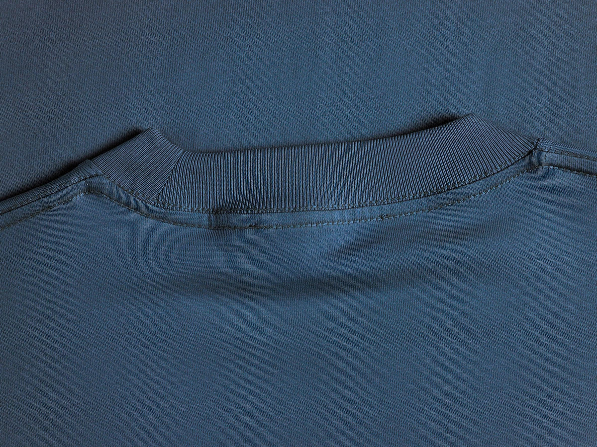 320 GSM LOOSE FIT 'PRUSSIAN BLUE' T-SHIRT - Image 4