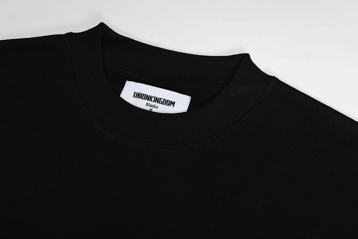 220 GSM LOOSE FIT 'BLACK' T-SHIRT - Image 3