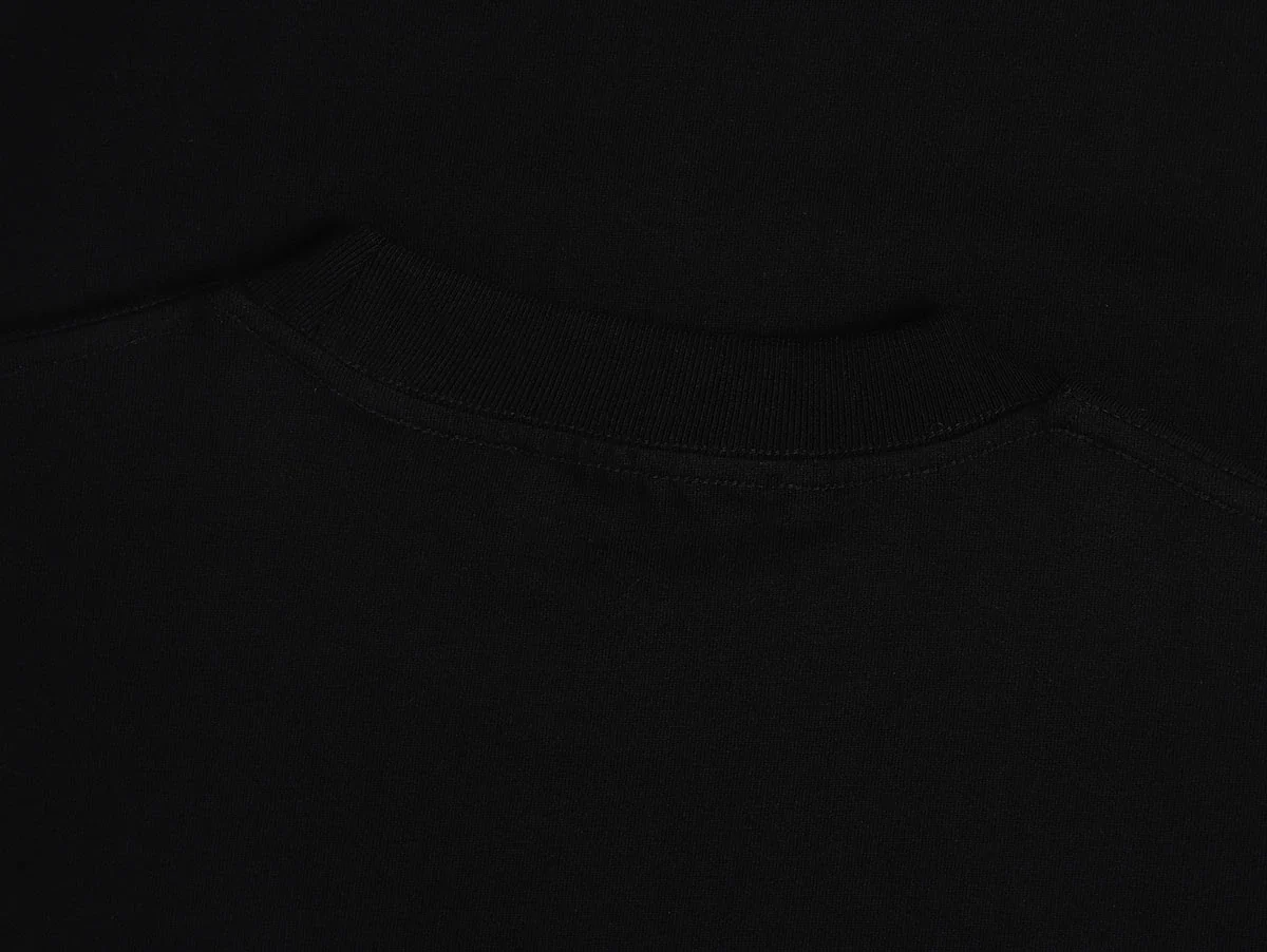 220 GSM LOOSE FIT 'BLACK' T-SHIRT - Image 5