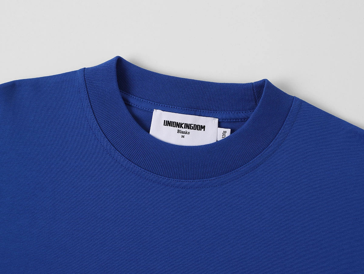 320 GSM LOOSE FIT 'CHEMICAL BLUE' T-SHIRT - Image 3