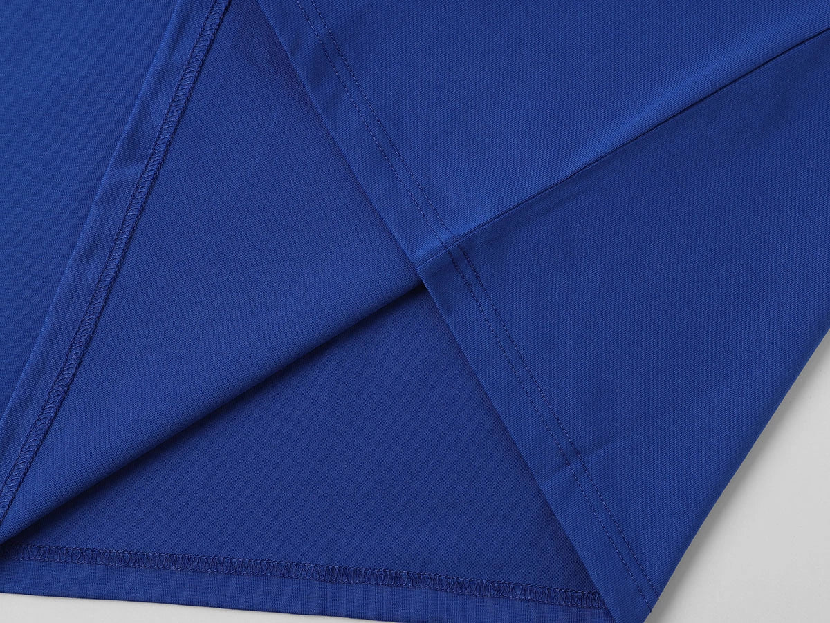 320 GSM LOOSE FIT 'CHEMICAL BLUE' T-SHIRT - Image 4