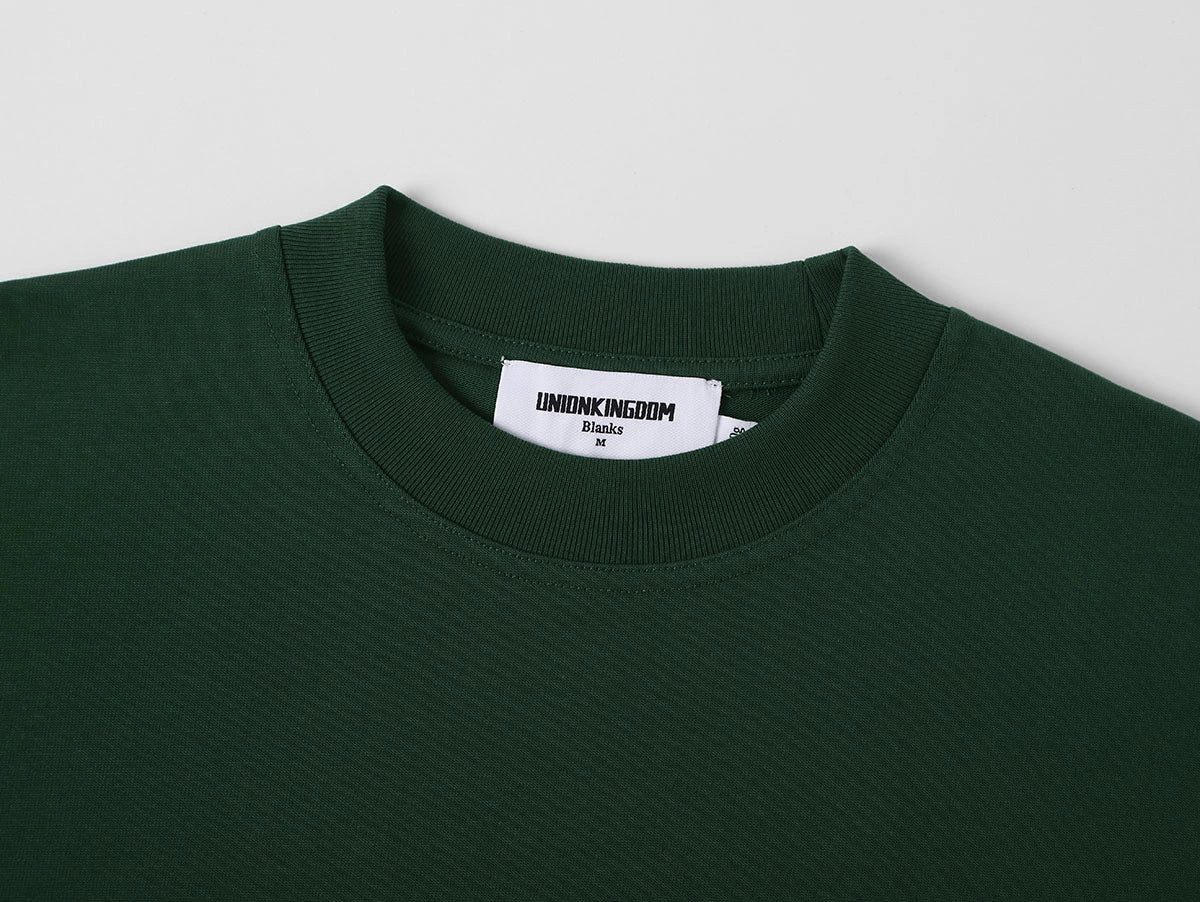 280 GSM LOOSE FIT 'DARK GREEN' T-SHIRT - Image 3