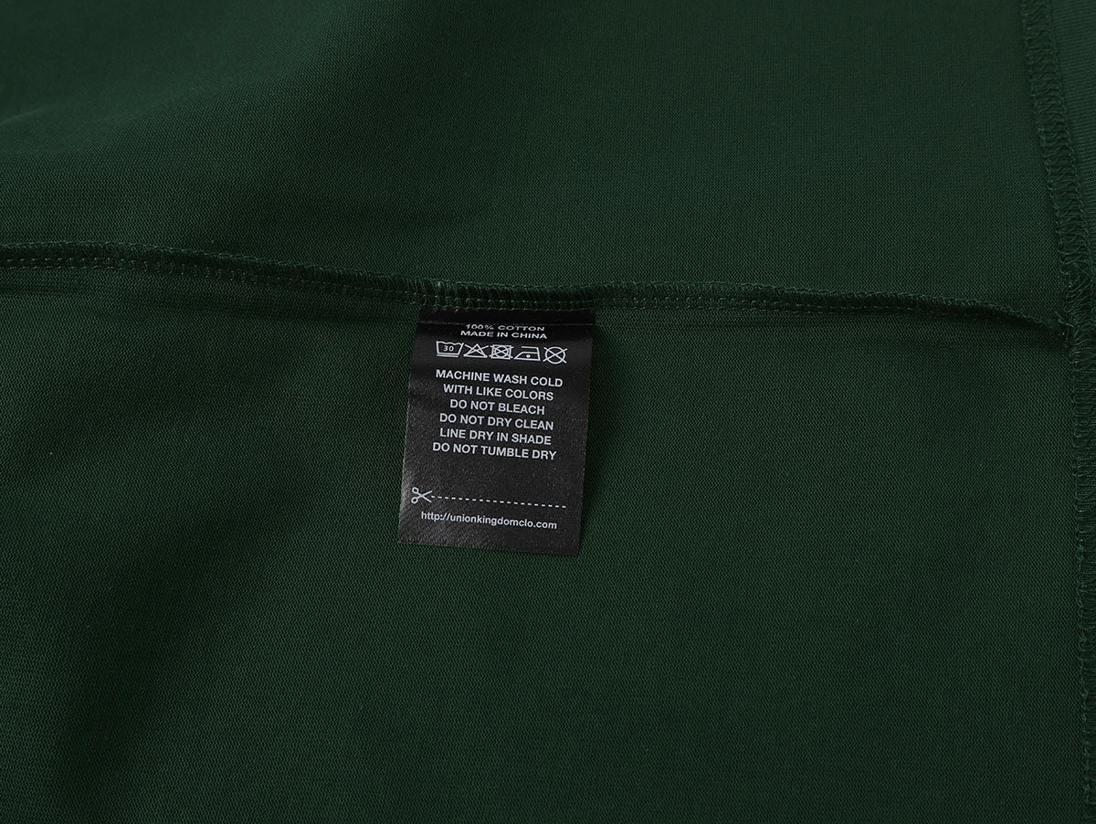 280 GSM LOOSE FIT 'DARK GREEN' T-SHIRT - Image 4